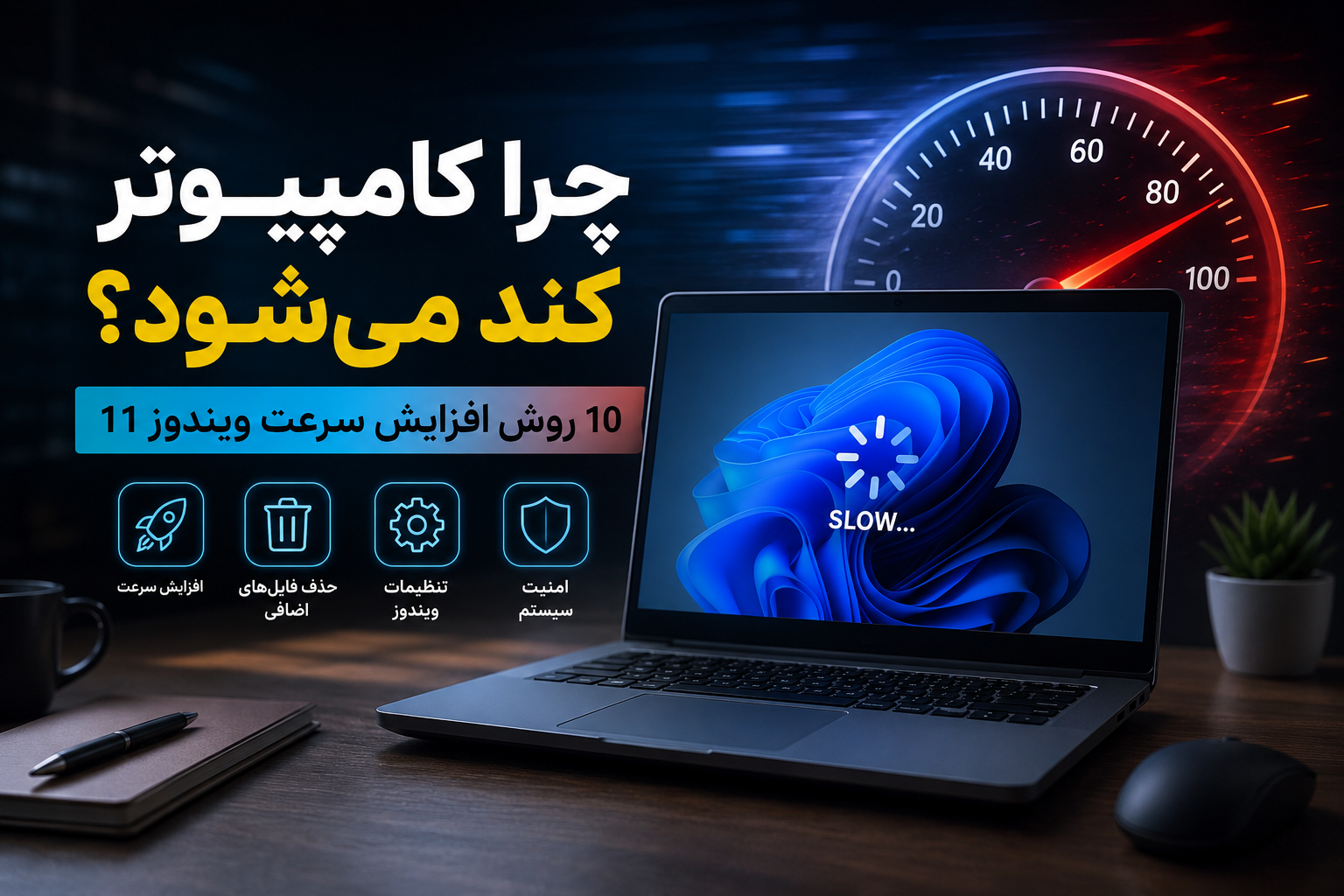 چرا لپ‌تاپ و کامپیوتر کند می‌شود؟ 10 روش افزایش سرعت ویندوز ...
