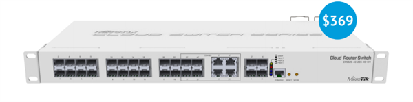 معرفی سوییچ میکروتیک مدلCRS328-4C-20S-4S+RM