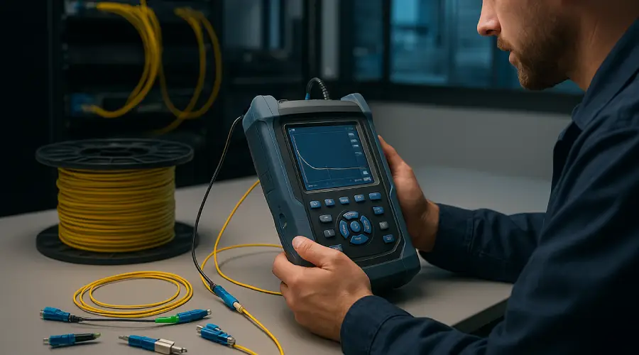 آموزش تست فیبر نوری با دستگاه OTDR