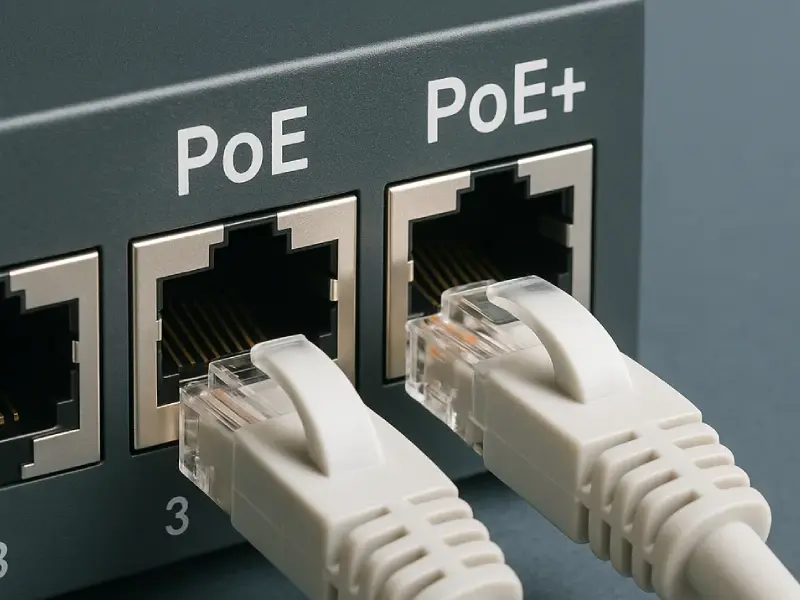 تفاوت PoE و PoE+: کدام انتخاب بهتری برای شبکه شماست؟