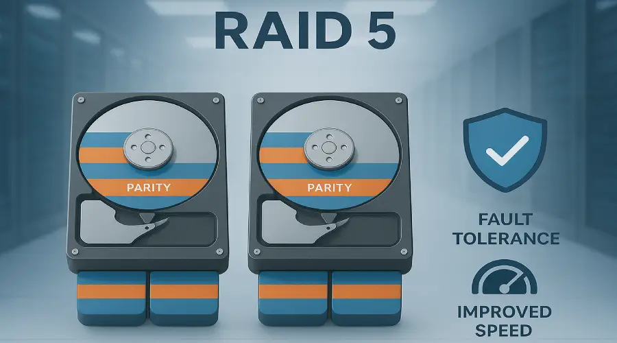 RAID چیست و تفاوت بین RAID0، RAID1 و RAID5