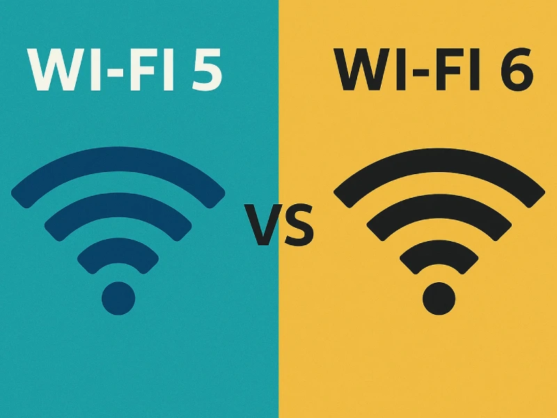 مقایسه Wi-Fi 5  و Wi-Fi 6